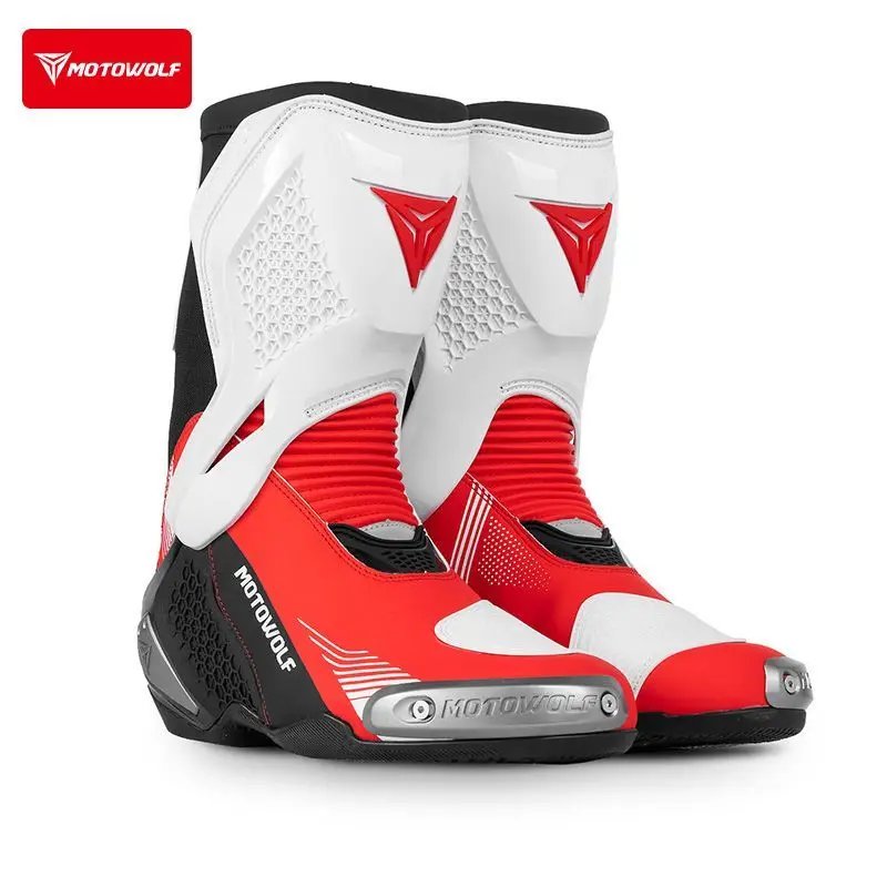 Motorcycle Boots Men Professional Motocross Boots Off Road Riding Racing Boots Wear Resistant Moto Anti-slip Motorcyclist Shoes Motorcycle Boots Men Professional Motocross Boots Off Road Riding Racing Boots Wear Resistant Moto Anti-slip Motorcyclist Shoes