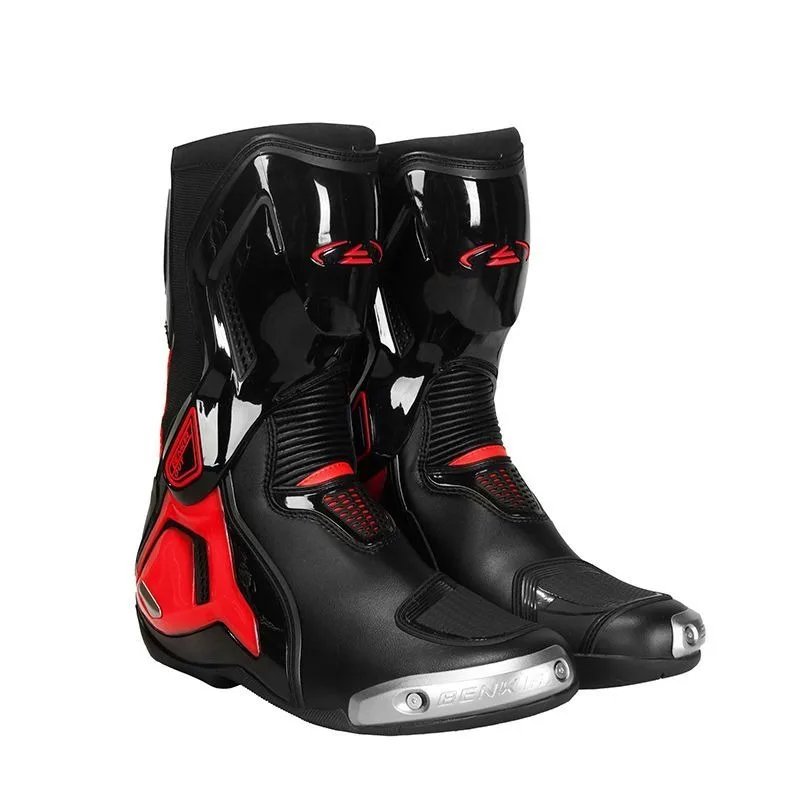 BENKIA CE Summer Motorcycle Boots Professional Track Racing Breathable Anti-Impact Off Road Rally Unisex Botas Moto Protective