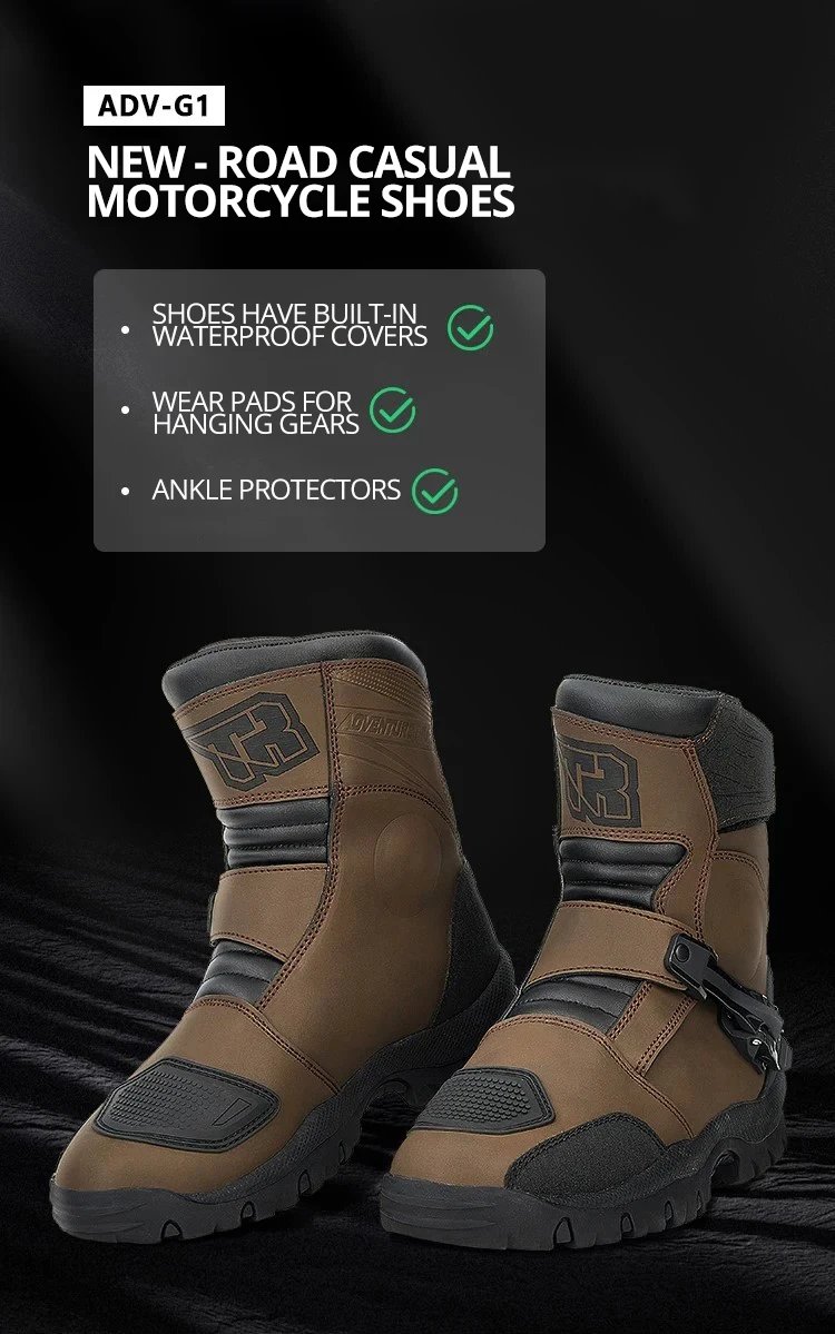 Professional Outdoors Motocross Racing Long Boots Anti Slip Breathable Motos Shoes Men's Motorcycle Protective Boots Professional Outdoors Motocross Racing Long Boots Anti Slip Breathable Motos Shoes Men's Motorcycle Protective Boots