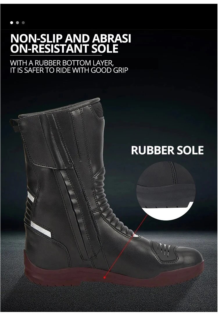 Professional Outdoors Motocross Racing Long Boots Anti Slip Breathable Motos Shoes Men's Motorcycle Protective Boots Professional Outdoors Motocross Racing Long Boots Anti Slip Breathable Motos Shoes Men's Motorcycle Protective Boots