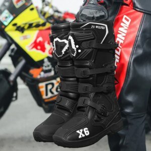 Off-road Track Shoes Motorcycle Motocross Boots Off-road Locomotive Riding Boots Tension Anti-skid Anti-drop Riding Equipment