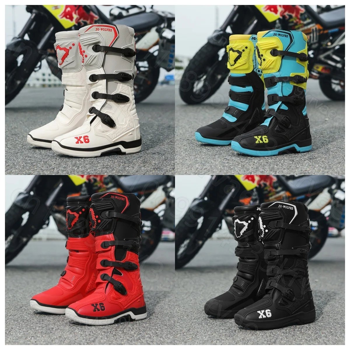 Off-road Track Shoes Motorcycle Motocross Boots Off-road Locomotive Riding Boots Tension Anti-skid Anti-drop Riding Equipment