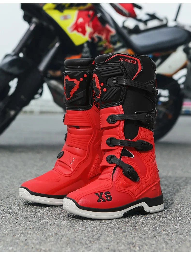 Off-road Track Shoes Motorcycle Motocross Boots Off-road Locomotive Riding Boots Tension Anti-skid Anti-drop Riding Equipment Off-road Track Shoes Motorcycle Motocross Boots Off-road Locomotive Riding Boots Tension Anti-skid Anti-drop Riding Equipment