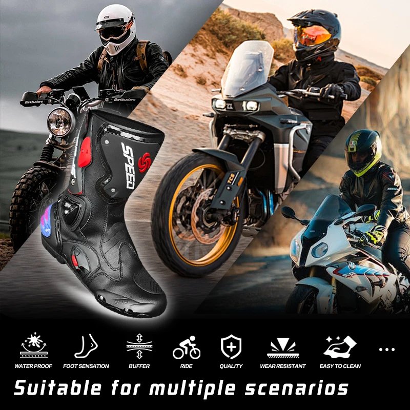 Motorcycle Boot ShoesOff-road vehicle riding boots Motorcycle Boot ShoesOff-road vehicle riding boots