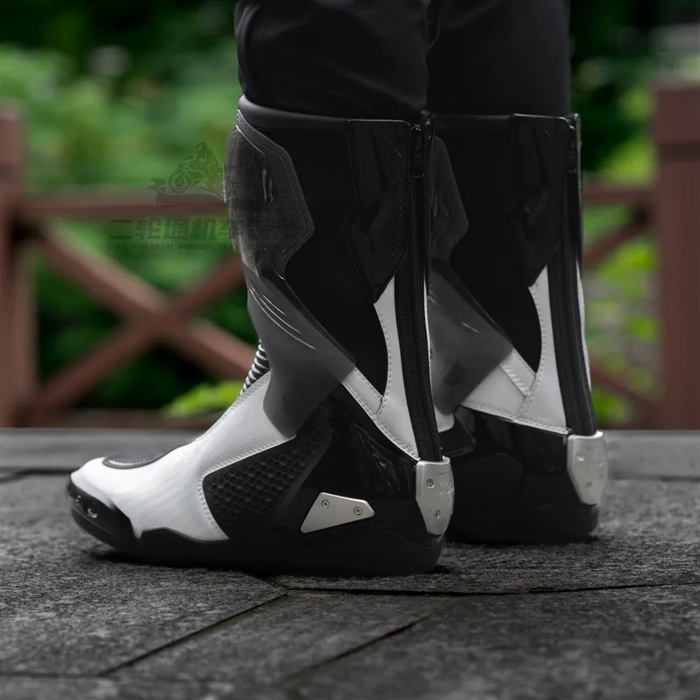BENKIA HDF-FC708T Off-Road Motorcycle Bota Professional Track Riding Rally Race Boot Cowhide Waterproof Racing Anti-Collision