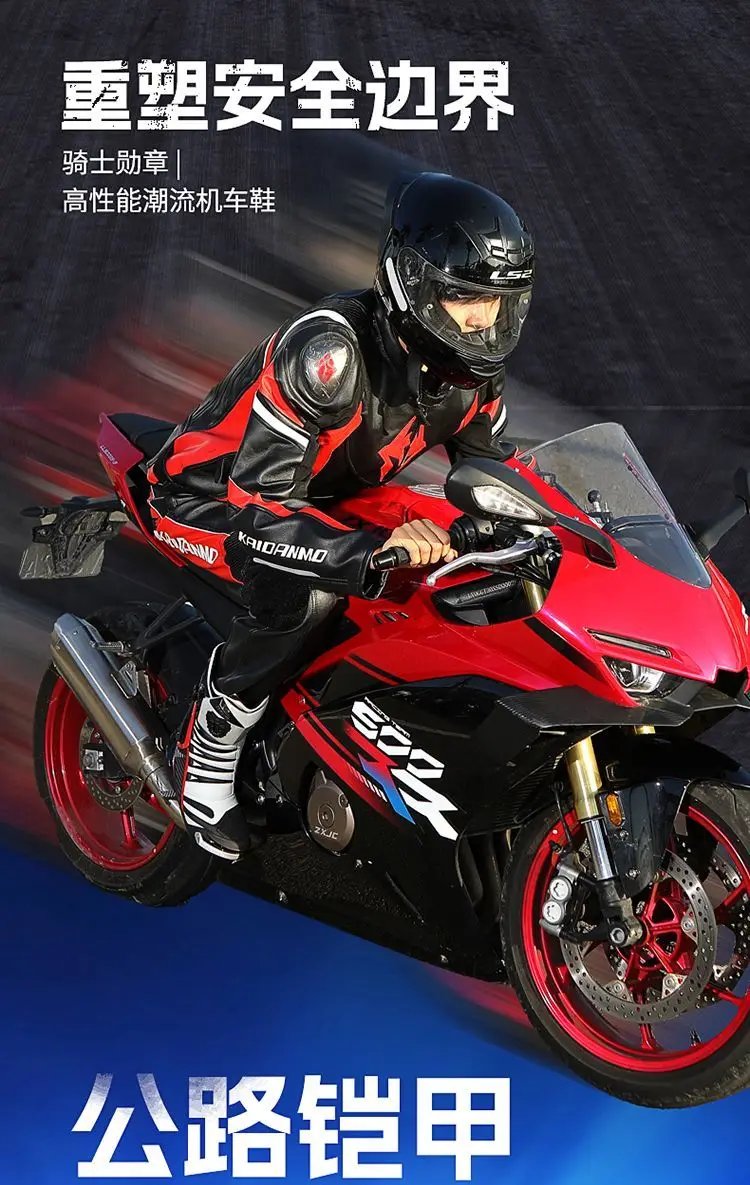 JG WOLVES Motorcycle Boots Men Nine Strand Wolf Riding Shoes Protective Racing Gear motocross boots נעלי רכיבה לאופנוע כביש