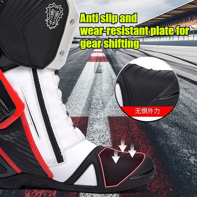 JG WOLVES Motorcycle Boots Men Nine Strand Wolf Riding Shoes Protective Racing Gear motocross boots נעלי רכיבה לאופנוע כביש
