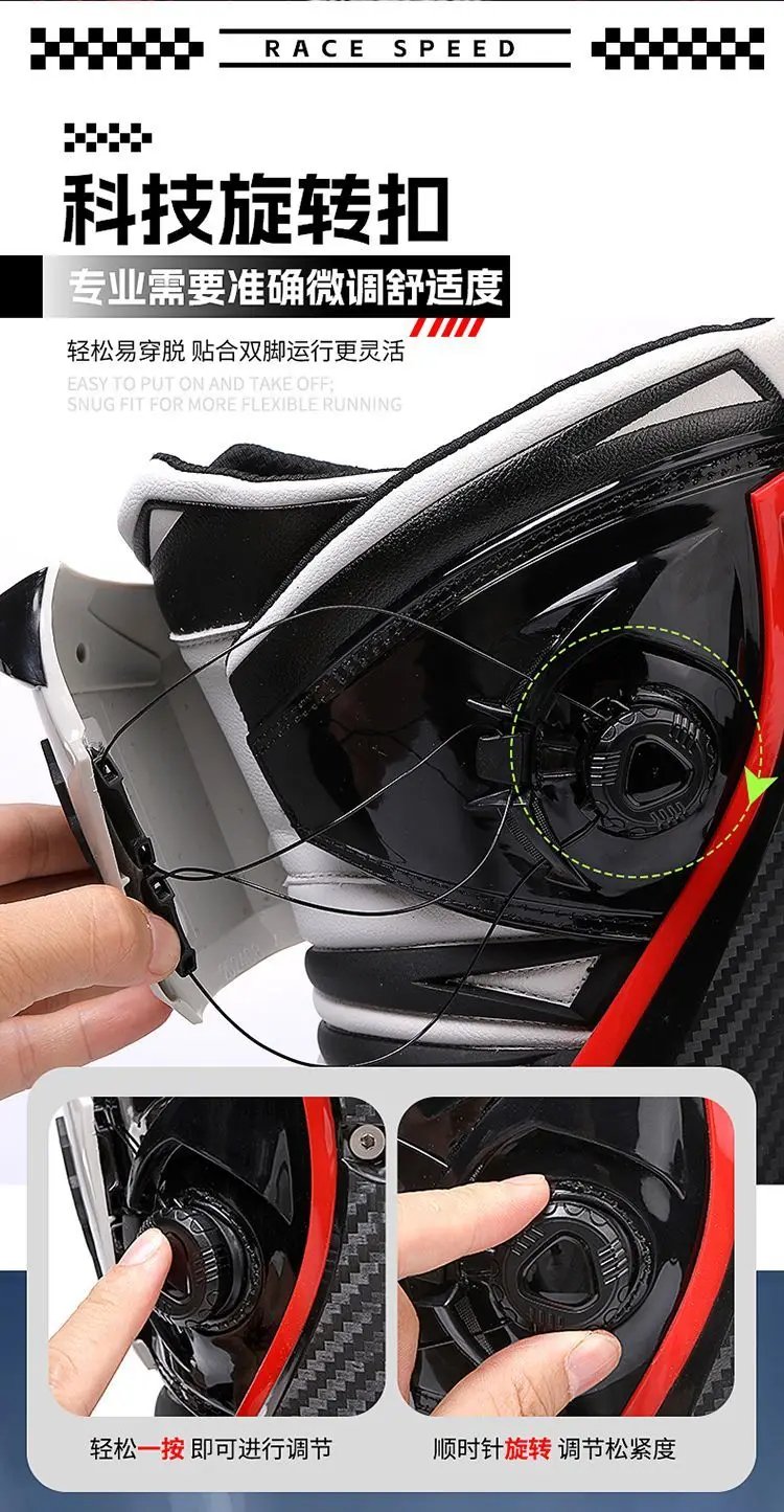 JG WOLVES Motorcycle Boots Men Nine Strand Wolf Riding Shoes Protective Racing Gear motocross boots נעלי רכיבה לאופנוע כביש