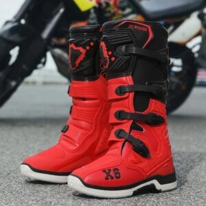 Track Shoes Motorcycle Anti-skid Motocross Boots Off-road Locomotive Riding Boots Tension Off-road Anti-drop Riding Equipment