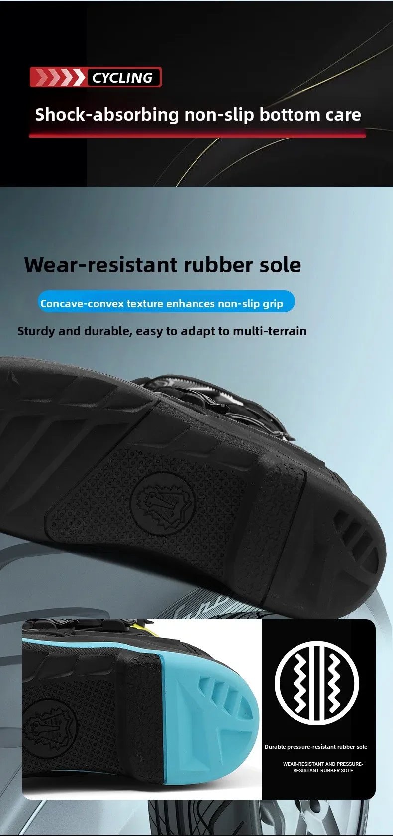 Track Shoes Motorcycle Anti-skid Motocross Boots Off-road Locomotive Riding Boots Tension Off-road Anti-drop Riding Equipment