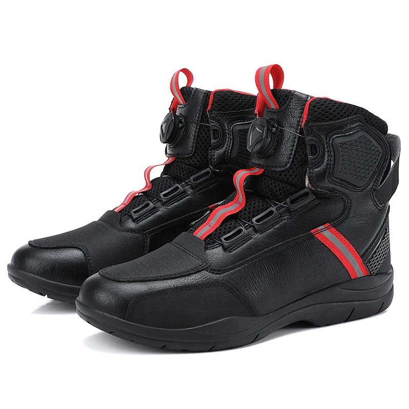 Motorcycle Boots Men Motor Motorbike Riding Shoes Anti-fall Motorcycle Shoes Motocross Off-Road Racing Boots