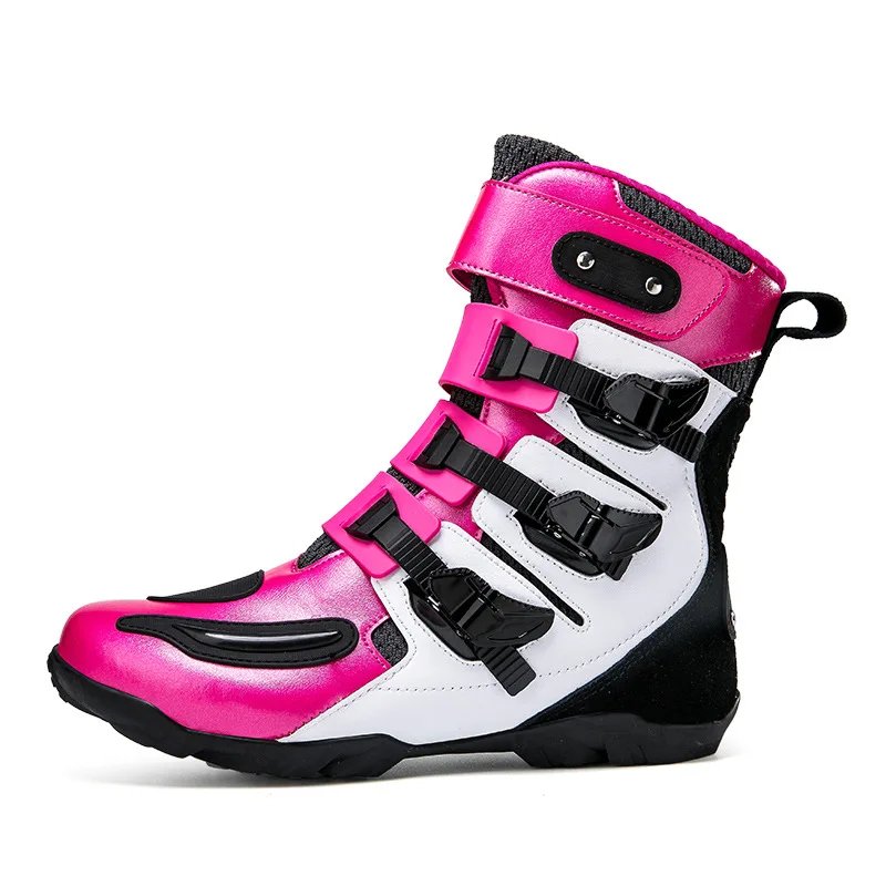 Motorcycle Boots Man Studded Boots Anti-Fall Motorcycle Equipment Wear-Resistant Motocross Boots
