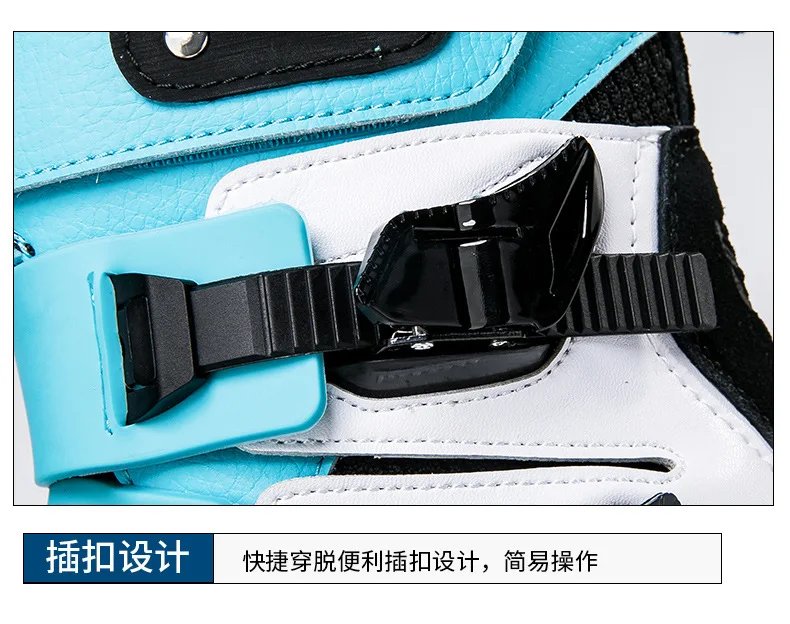 Motorcycle Boots Man Studded Boots Anti-Fall Motorcycle Equipment Wear-Resistant Motocross Boots