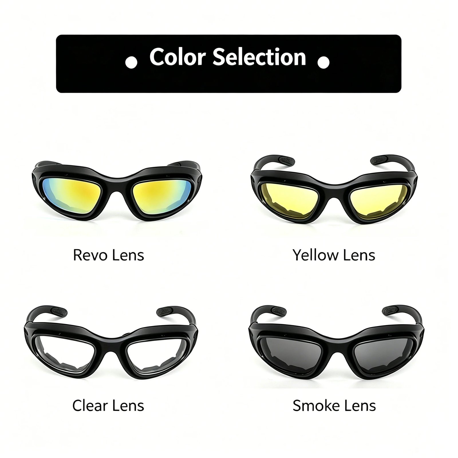 Outdoor Sports Cycling Glasses Goggles Set, CS Tactical Protective Glasses, Polarized Motorcycle Wind Goggles Eyewear Set Outdoor Sports Cycling Glasses Goggles Set, CS Tactical Protective Glasses, Polarized Motorcycle Wind Goggles Eyewear Set