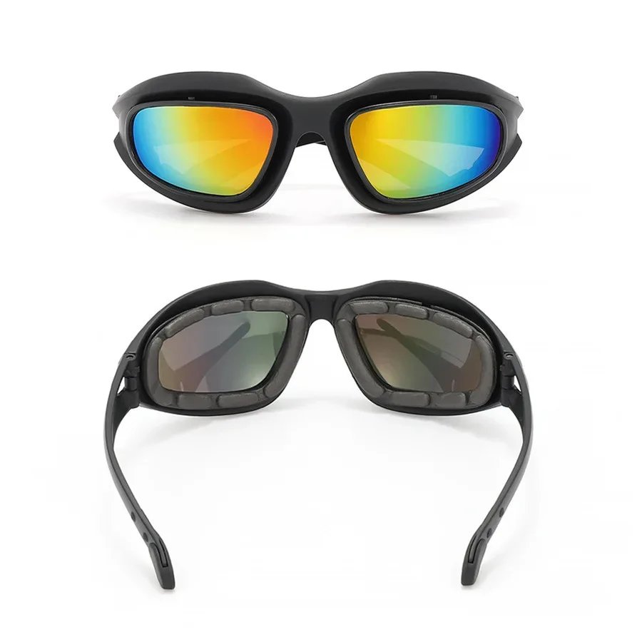 Outdoor Sports Cycling Glasses Goggles Set, CS Tactical Protective Glasses, Polarized Motorcycle Wind Goggles Eyewear Set Outdoor Sports Cycling Glasses Goggles Set, CS Tactical Protective Glasses, Polarized Motorcycle Wind Goggles Eyewear Set