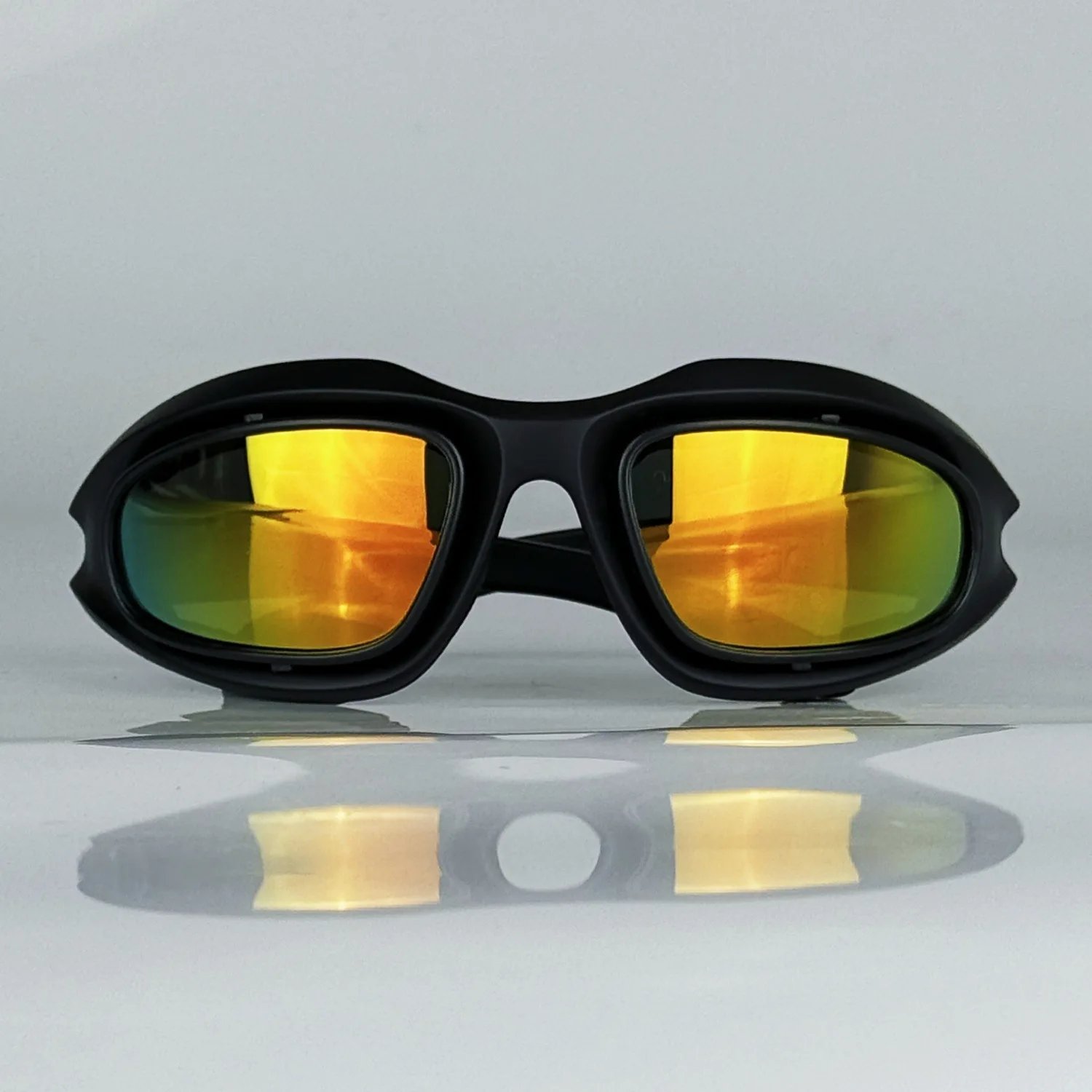 Outdoor Sports Cycling Glasses Goggles Set, CS Tactical Protective Glasses, Polarized Motorcycle Wind Goggles Eyewear Set Outdoor Sports Cycling Glasses Goggles Set, CS Tactical Protective Glasses, Polarized Motorcycle Wind Goggles Eyewear Set