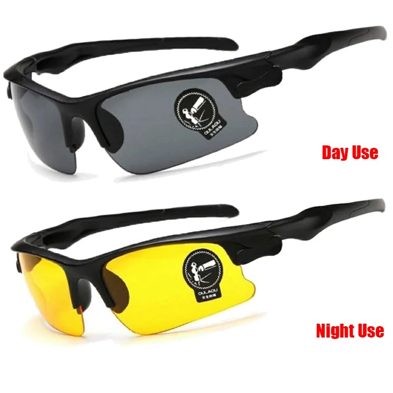 Motorcycle Anti-UV Polarizer Car Drivers Night Vision Goggles Polarized Driving Glasses Sunglasses Moto Auto Accessories