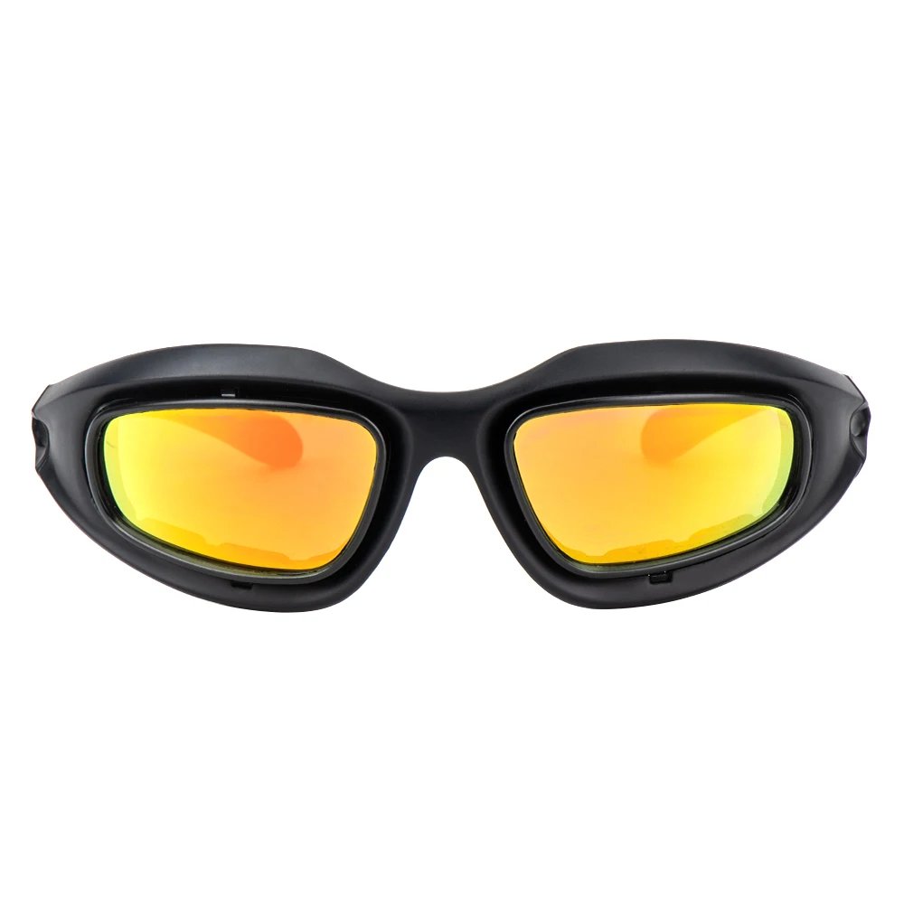 KEMiMOTO Polarized Motorcycle Glasses Sunglasses For Shooting Eye Protection Windproof Moto Goggles UV400 Antifog clear Lens