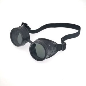 Heavy Metal Steampunk Motorcycle Glasses Gothic Style Driver Goggles Protective Glasses for Cosplay Halloween Decorations