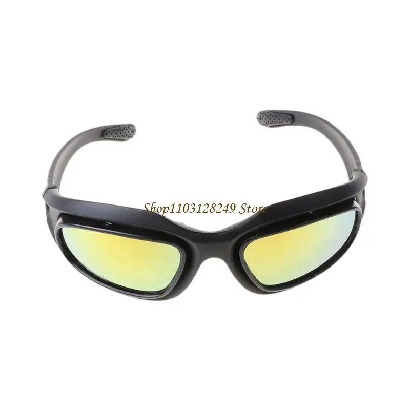 N5KD Windproof Polarized Motorcycle Lens for Sun Glasses Riding Cycling Biker Sports