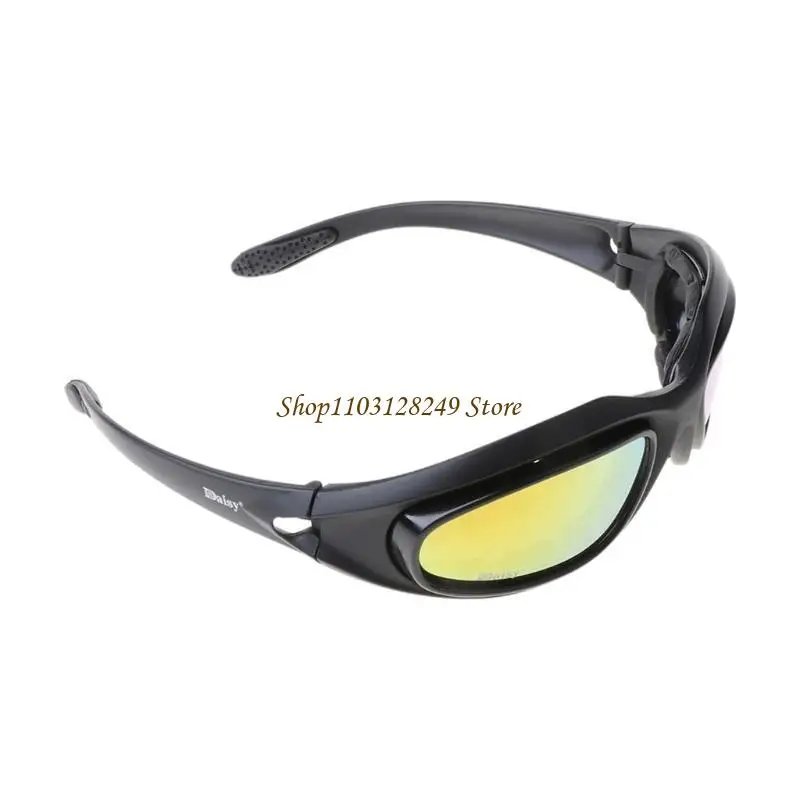 N5KD Windproof Polarized Motorcycle Lens for Sun Glasses Riding Cycling Biker Sports