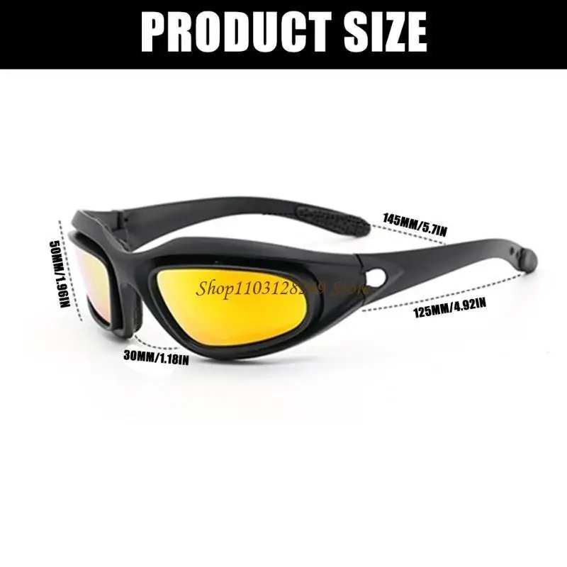N5KD Windproof Polarized Motorcycle Lens for Sun Glasses Riding Cycling Biker Sports N5KD Windproof Polarized Motorcycle Lens for Sun Glasses Riding Cycling Biker Sports
