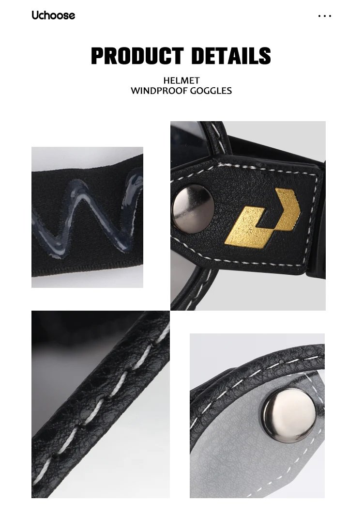 Uchoose Retro Motorcycle Goggle Universal Bubble Visor UV Protection Vintage Motorbike Riding Glasses Helmet Lens Shield Durable Uchoose Retro Motorcycle Goggle Universal Bubble Visor UV Protection Vintage Motorbike Riding Glasses Helmet Lens Shield Durable