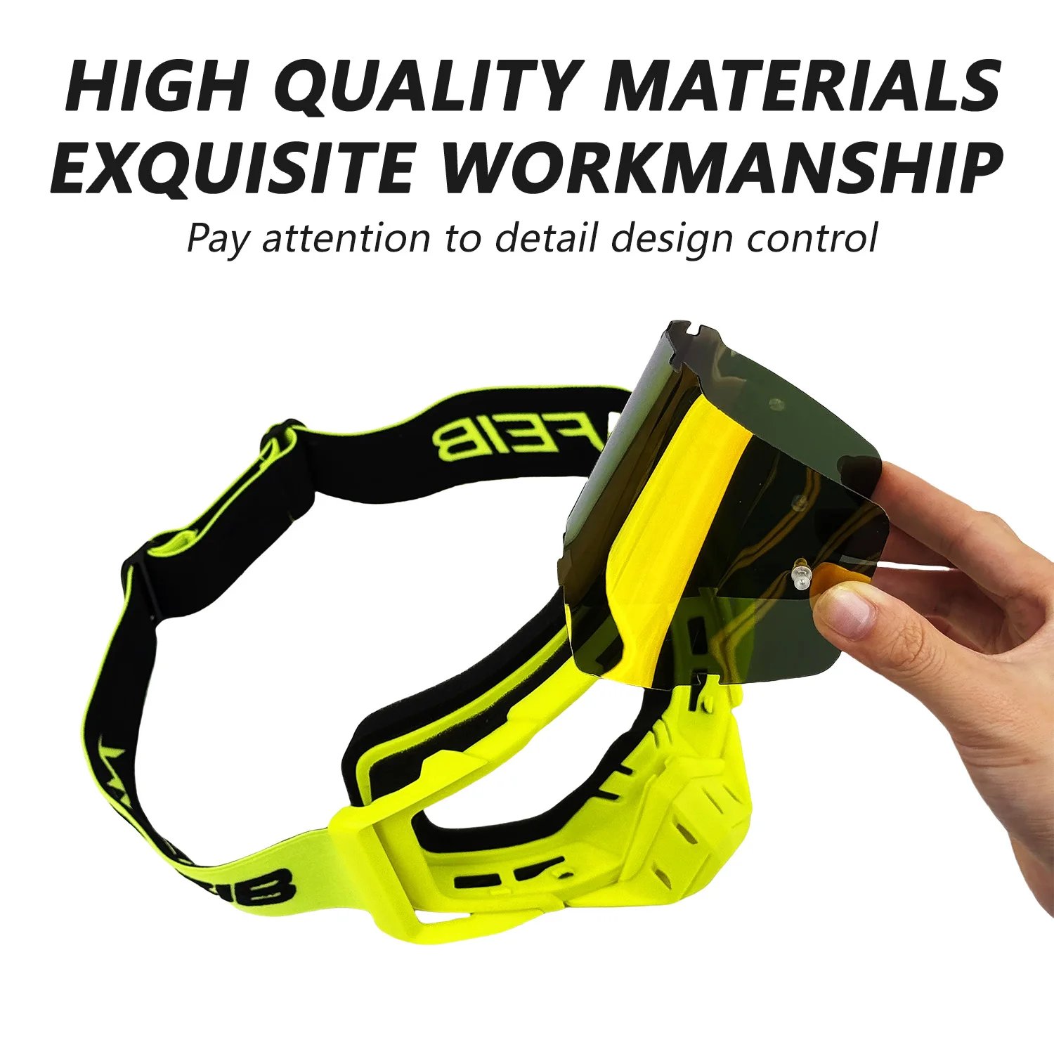 NAFEIB ATV Dirt Bike Goggles Motorcycle Glasses Off-Road MX Anti-UV Windproof Eyewear Helmet Mask Gafas for Motocross Racing NAFEIB ATV Dirt Bike Goggles Motorcycle Glasses Off-Road MX Anti-UV Windproof Eyewear Helmet Mask Gafas for Motocross Racing