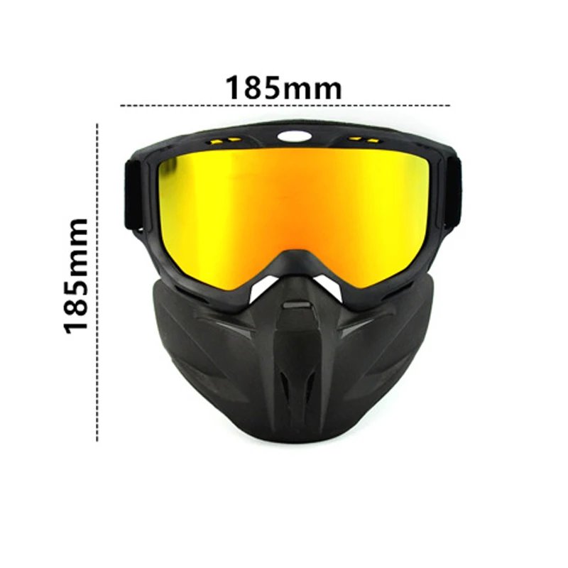 Protective Motorcycle Face Mask Removable Full Face Tactical Motorcycle Helmet Goggles Riding Motocross Glasses Moto Accessories Protective Motorcycle Face Mask Removable Full Face Tactical Motorcycle Helmet Goggles Riding Motocross Glasses Moto Accessories