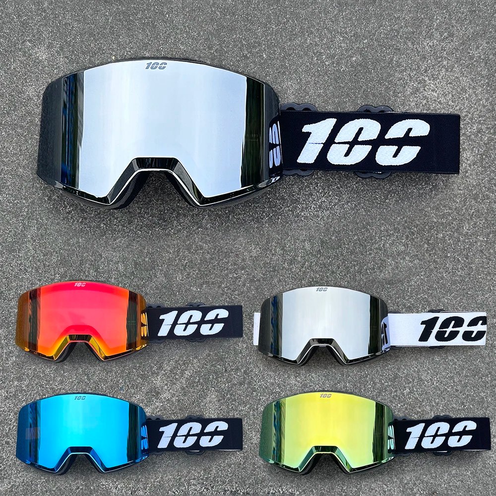 Newest Windproof Magnetic Lens Motorcycle Goggles Dustproof Motocross Racing Cycling Outdoor Sports Riding Off-road Ski Glasses