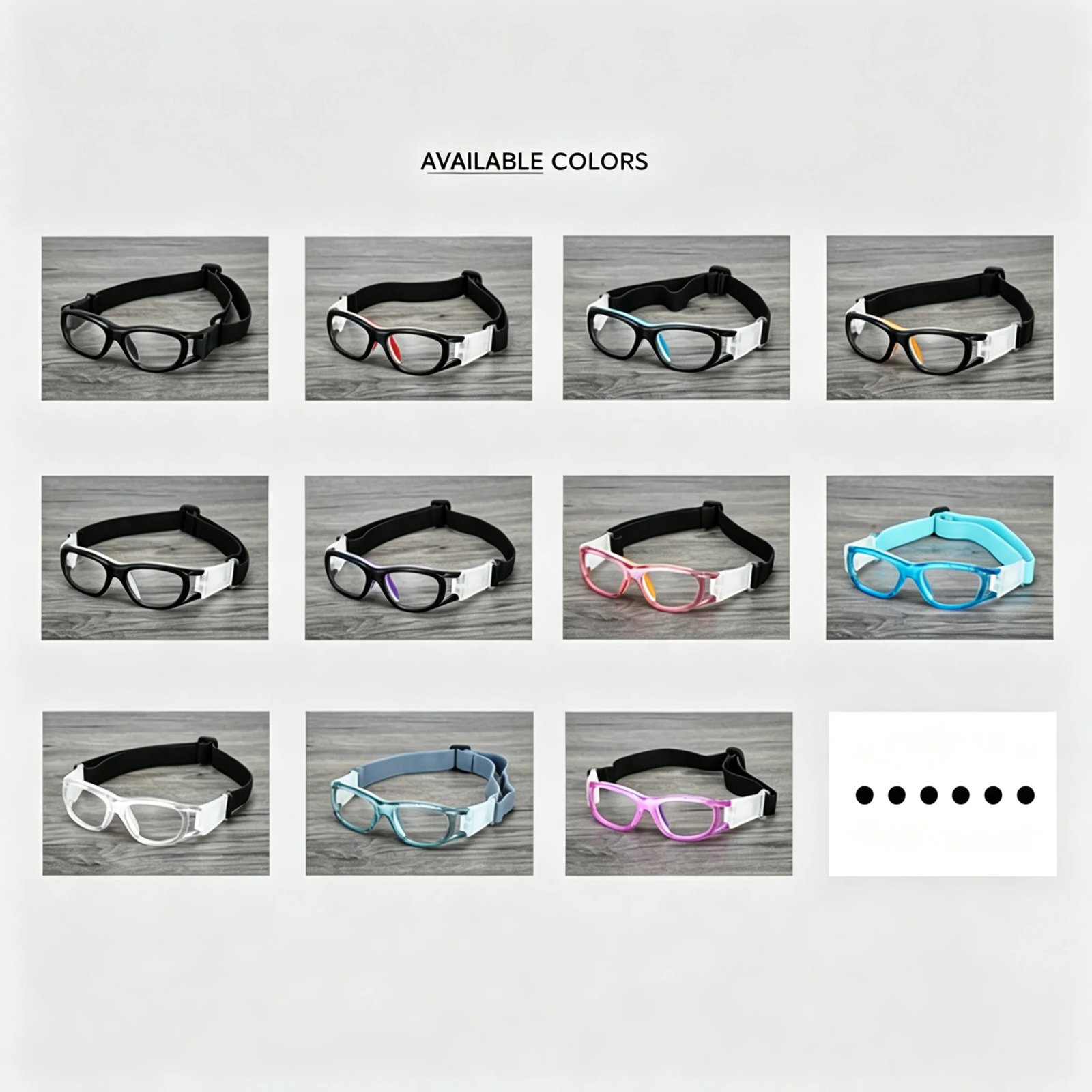 Professional Children Basketball Sports Glasses for Outdoor Cycling Football, Multi-Sport Impact Resistant Protective Goggles