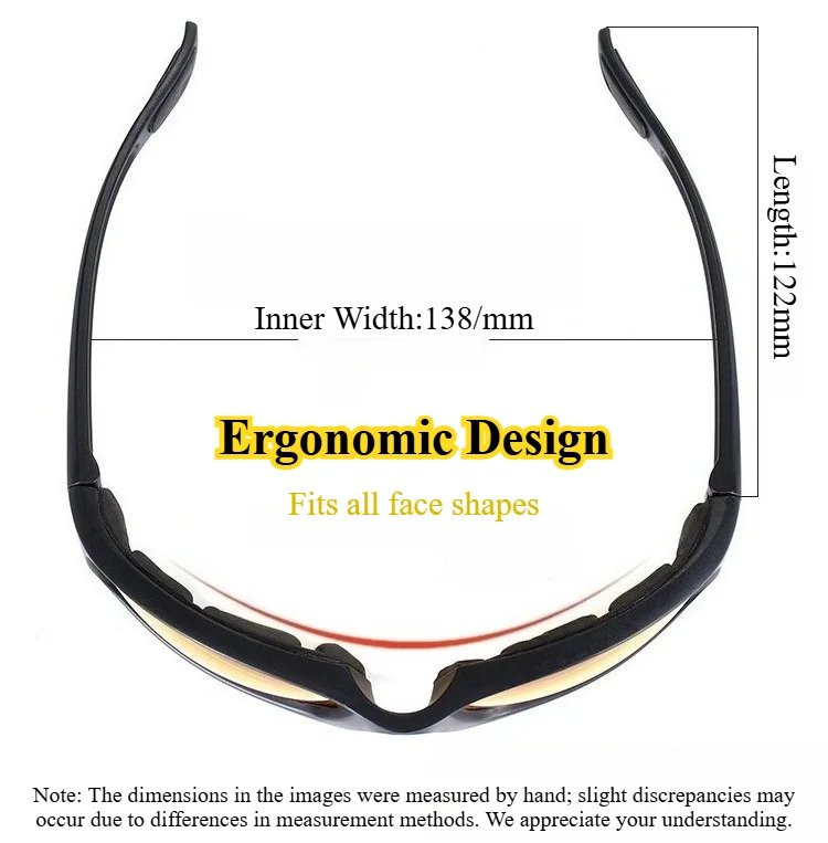 Windproof Cycling Sunglasses UV Protection Outdoor Sports Running Fishing Eyewear Windproof Bicycle Goggles Accessories
