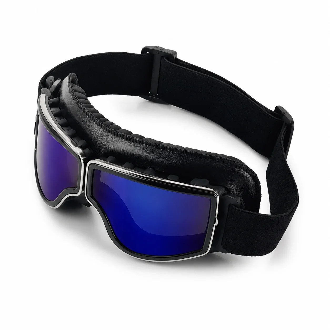 Vintage Motorcycle Goggles for Men Women, Retro Riding Goggles with UV Protection, Anti-Fog Clear Lens, Windproof Dustproof Scratch-Resistant, Adjustable Strap Vintage Motorcycle Goggles for Men Women, Retro Riding Goggles with UV Protection, Anti-Fog Clear Lens, Windproof Dustproof Scratch-Resistant, Adjustable Strap