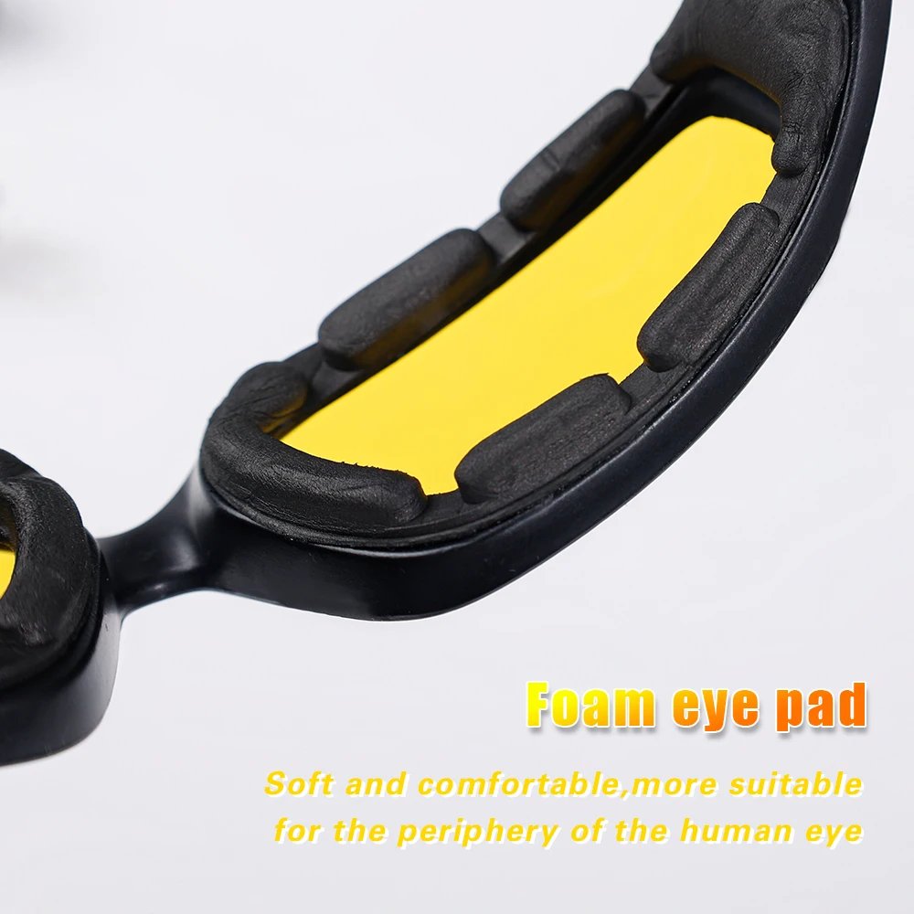 Yellow Lens Sunglassese for Driving Anti-UV Motorcycle Riding Glasses Padding Goggles Universal Outdoor Sports Women Sunglasses