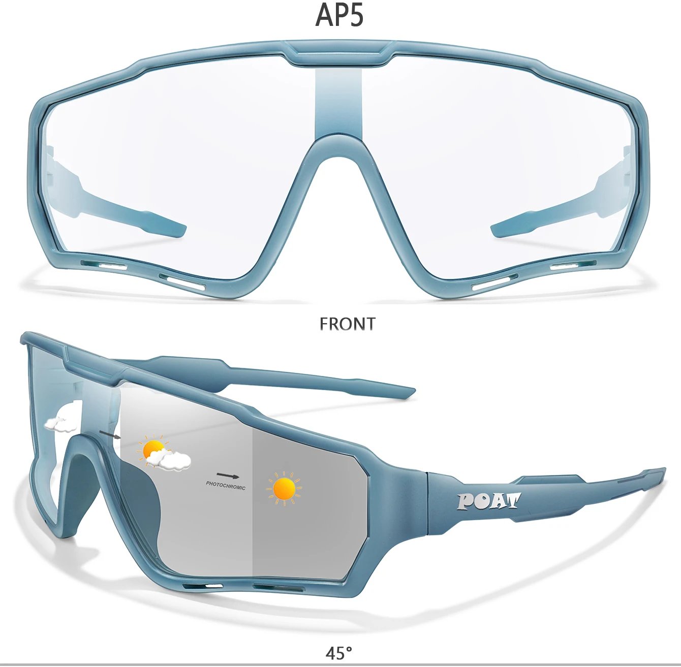 POAT Brand Motorcycle Photochromic Windproof Sunglasses Men MTB Bike Bicycle Eyewear Sports Cycling Fishing Running Glasses POAT Brand Motorcycle Photochromic Windproof Sunglasses Men MTB Bike Bicycle Eyewear Sports Cycling Fishing Running Glasses