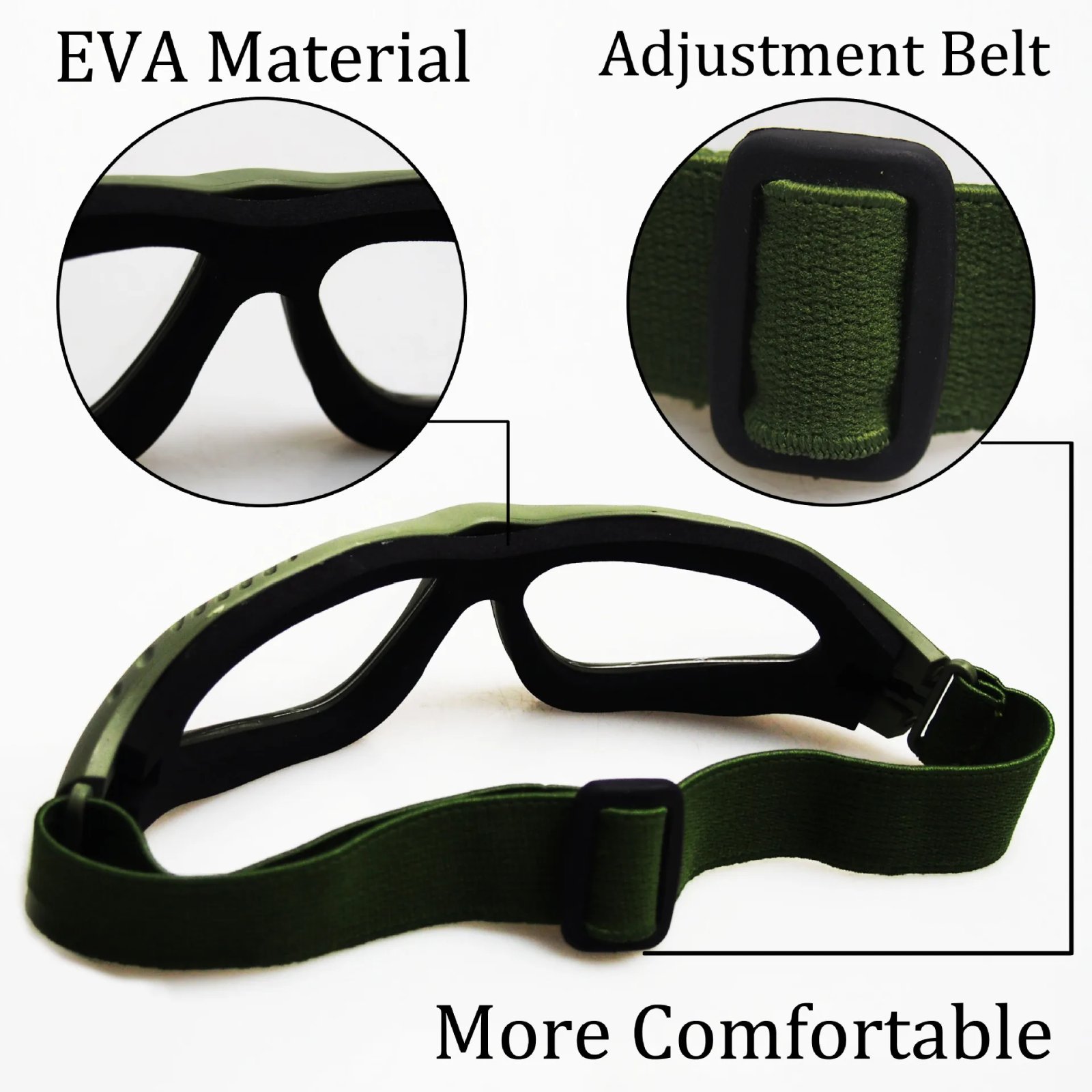 NEW Motorcycle Goggles Cycling Glasses Elastic CS Tactical Safety Goggles Windproof Anti-Dust Outdoor Sports Goggles