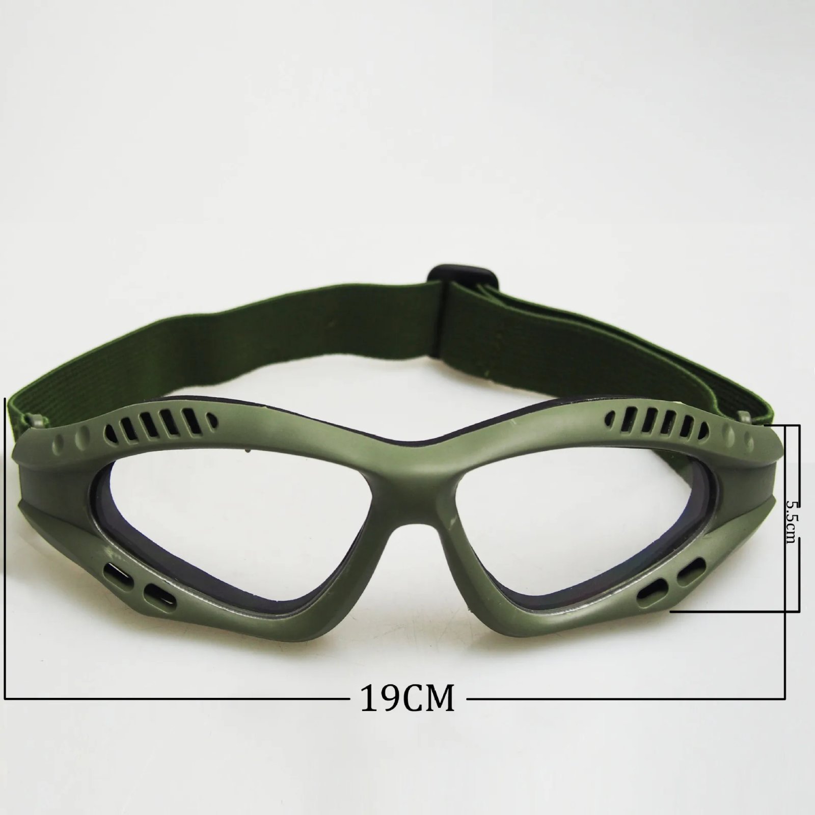 NEW Motorcycle Goggles Cycling Glasses Elastic CS Tactical Safety Goggles Windproof Anti-Dust Outdoor Sports Goggles