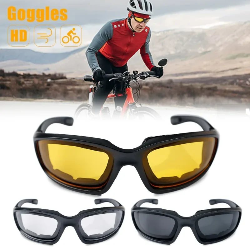 Universal Motorcycle Goggles Bicycle Motorcycle Windproof Goggles Men Women Sunglasses Anti-Fog UV400 Dust-proof Glasses