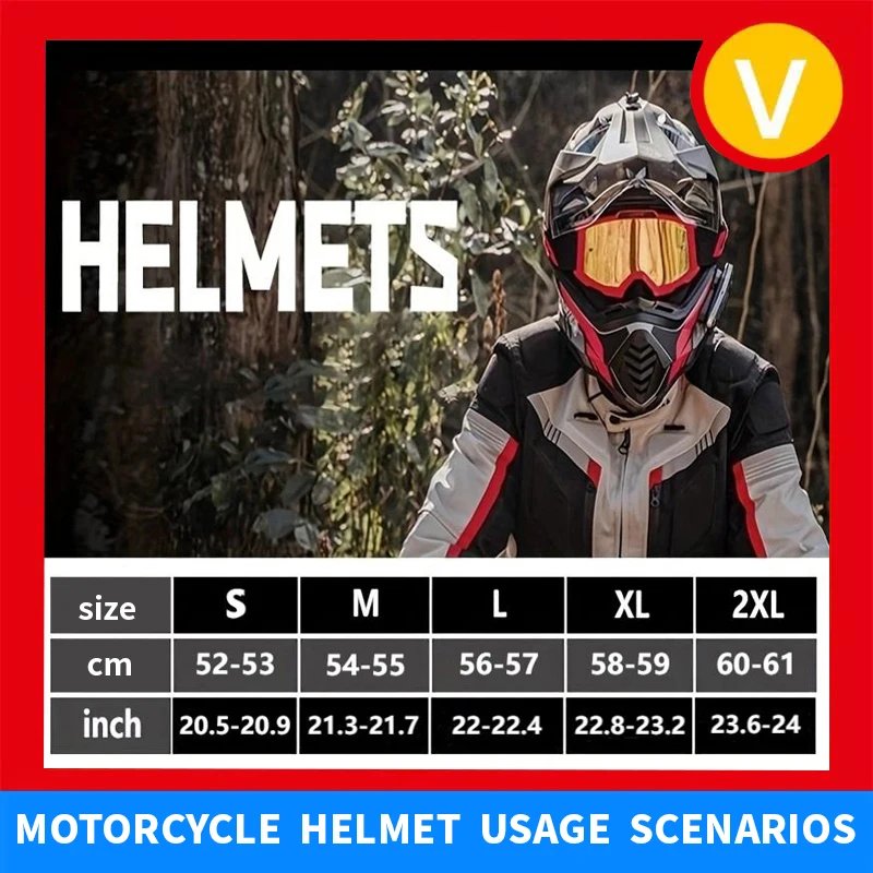 Full Face Motorcycle Helmet Motorcycle Motocross Race Downhill AM DH Children Adult Universal Helmet with 3 Piece Gift