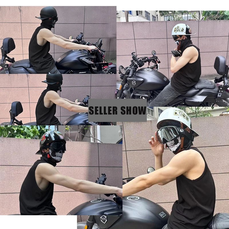 Adult Open Face Summer Retro Motorcycle Vintage Half Helmet Baseball Cap Helmets Children Riding Motocross Men Women