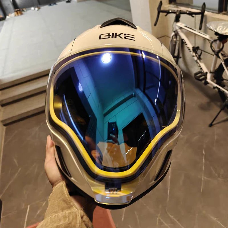 DOT 3C Certified Adult Modular Full Face Motorcycle Helmet Dual Sunshade Lenses Anti-UV Quick Release Helmet Casco Capacete