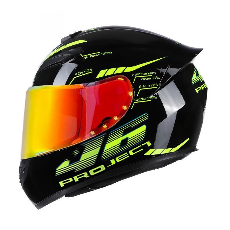 DOT Unisex Motorcycle Helmet summer and winter mecha wind riding helmet Motorcycle personality motobike helmet Full Face Casco