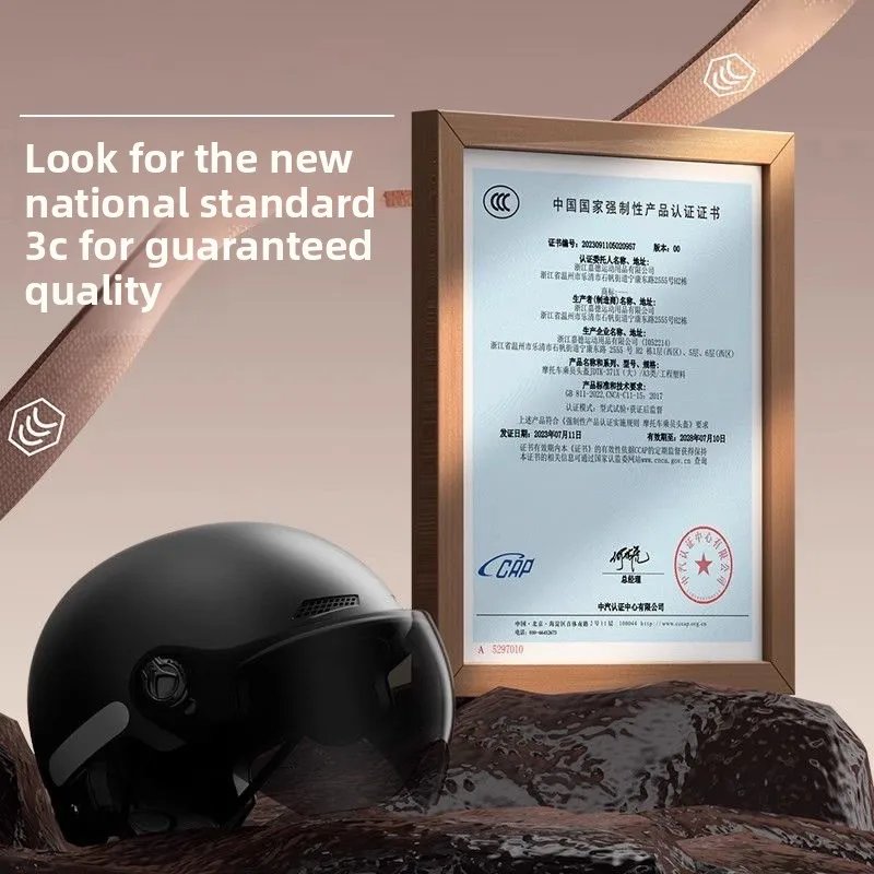 New Electric Bike Motorcycle Half Helmet - Unisex Safety Helmet for Men & Women