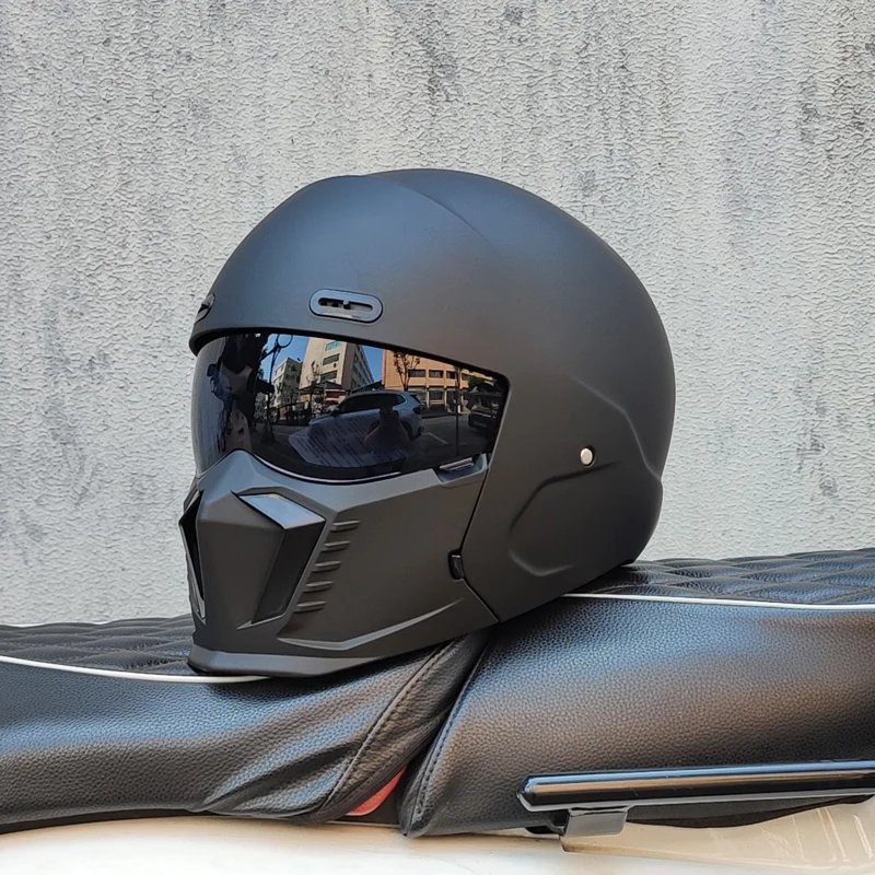 New Scorpion Retro Motorcycle Cascos Moto Locomotive Personality Multi-purpose Combination Helmet Half M L XL XXL XXXL