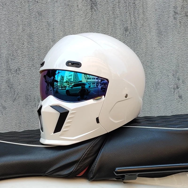 New Scorpion Retro Motorcycle Cascos Moto Locomotive Personality Multi-purpose Combination Helmet Half M L XL XXL XXXL