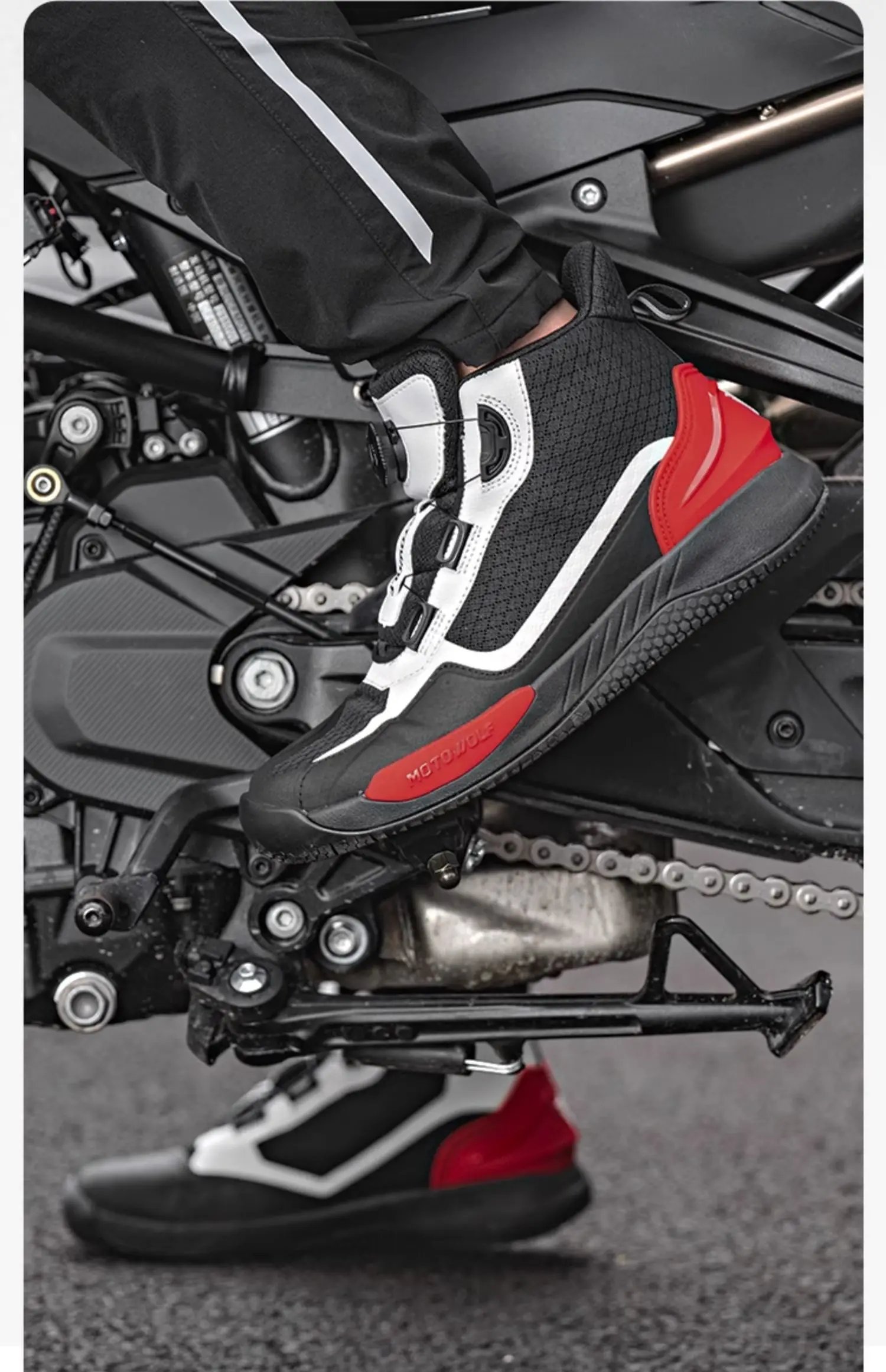 MOTOWOLF Motorcyclist Boots Motorcycle Riding Shoes Men's Four Seasons Breathable Anti-fall Motorcycle Racing Shoes Casual Boots MOTOWOLF Motorcyclist Boots Motorcycle Riding Shoes Men's Four Seasons Breathable Anti-fall Motorcycle Racing Shoes Casual Boots
