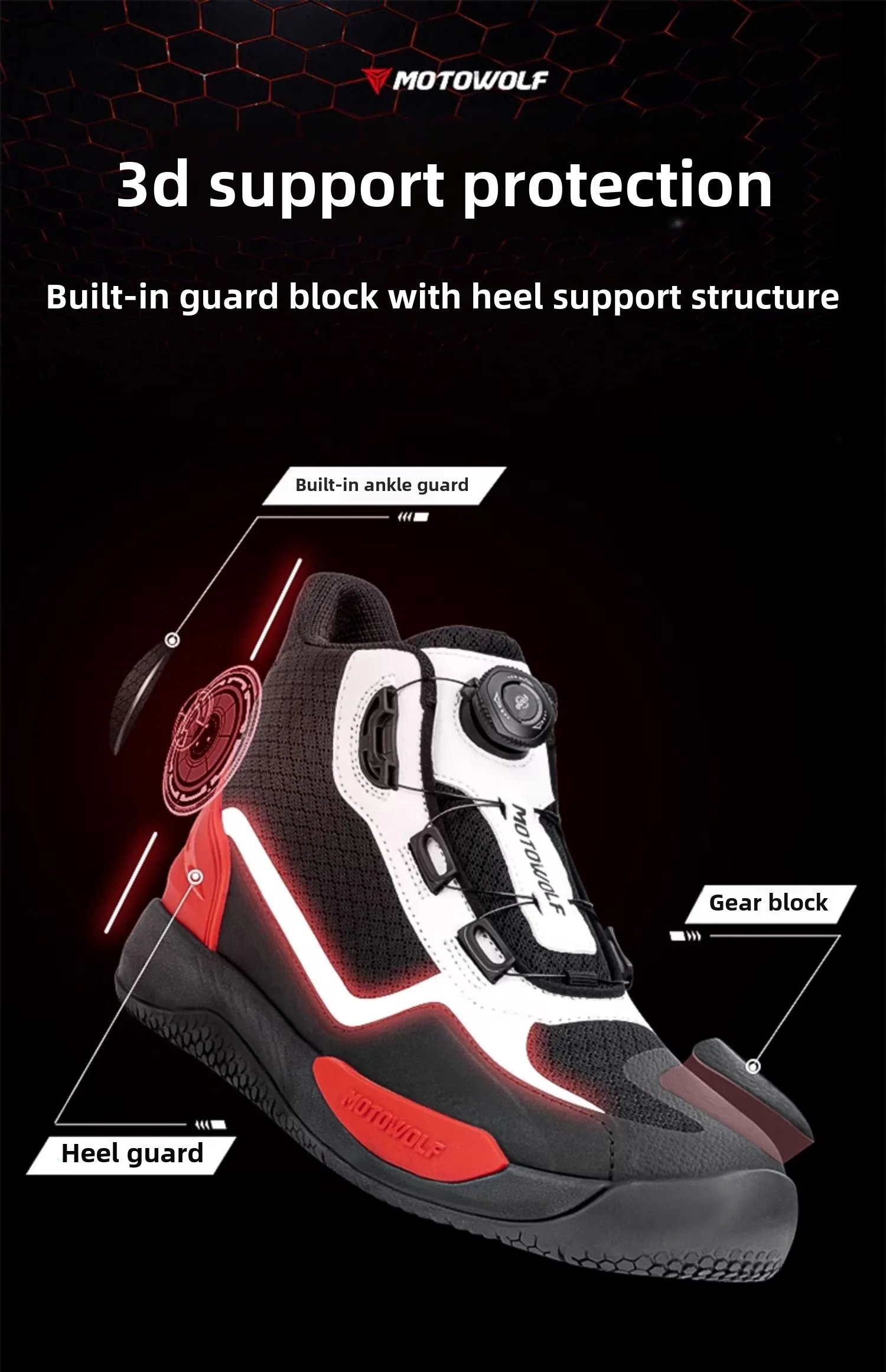 MOTOWOLF Motorcyclist Boots Motorcycle Riding Shoes Men's Four Seasons Breathable Anti-fall Motorcycle Racing Shoes Casual Boots MOTOWOLF Motorcyclist Boots Motorcycle Riding Shoes Men's Four Seasons Breathable Anti-fall Motorcycle Racing Shoes Casual Boots