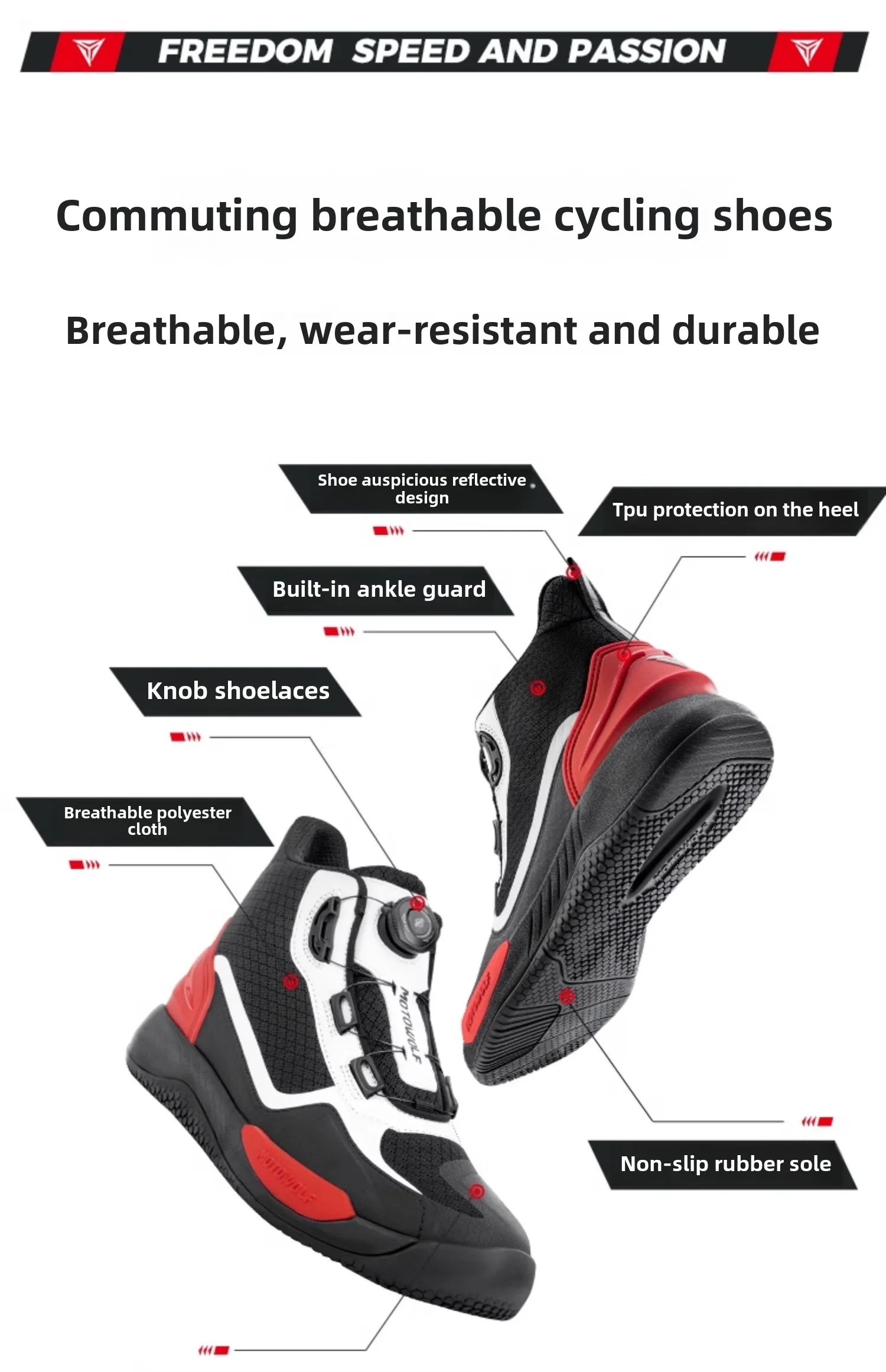 MOTOWOLF Motorcyclist Boots Motorcycle Riding Shoes Men's Four Seasons Breathable Anti-fall Motorcycle Racing Shoes Casual Boots MOTOWOLF Motorcyclist Boots Motorcycle Riding Shoes Men's Four Seasons Breathable Anti-fall Motorcycle Racing Shoes Casual Boots