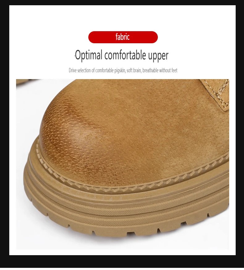 2026 New Men's British Style Boots - Outdoor Non-Slip Wear-Resistant Motorcycle Boots, Platform Elevator Work Boots