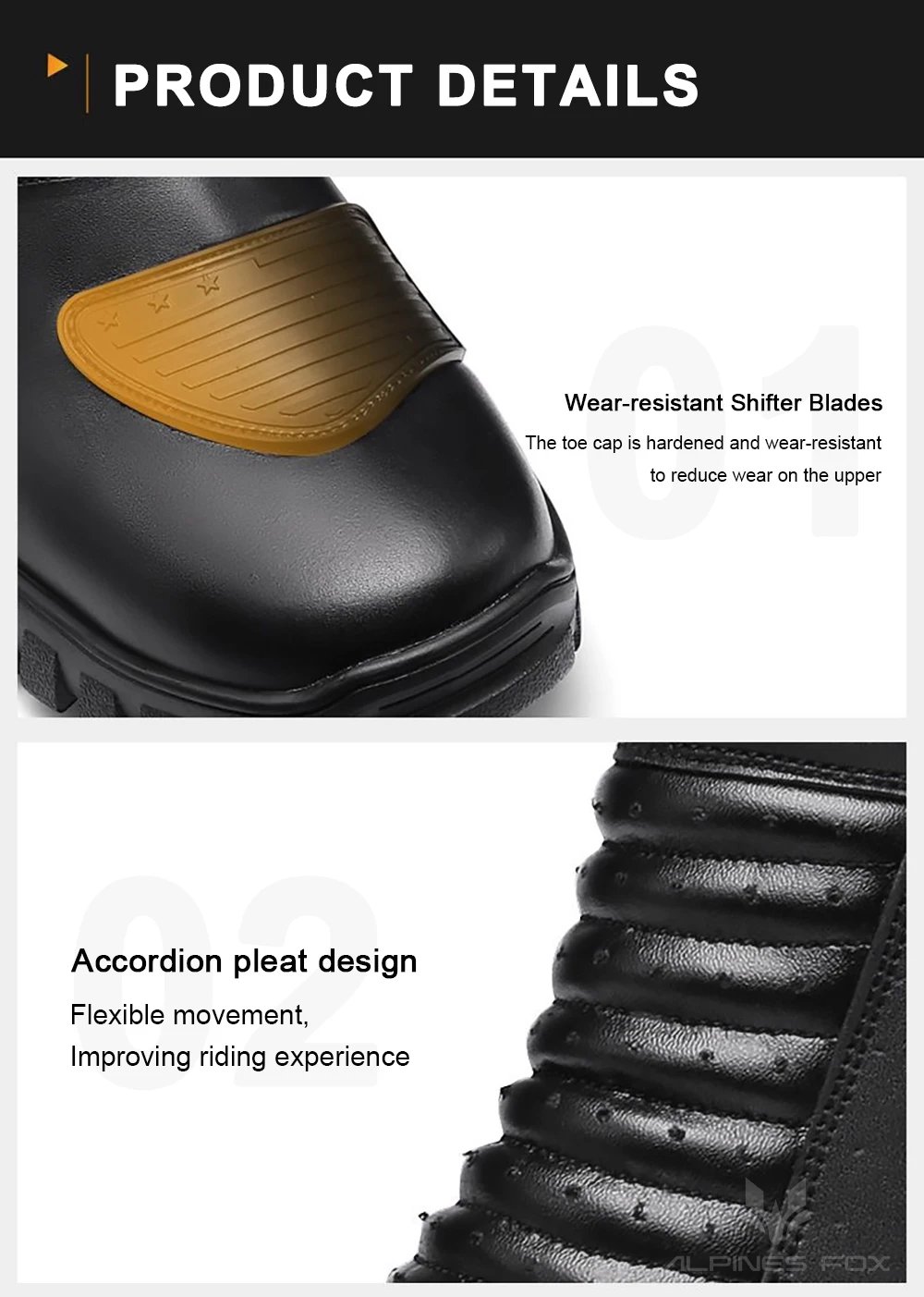 Retro Motorcycle Touring Boots Leather Men's Motorbike Riding Shoes Waterproof Windproof Anti-fall Rider Shoes Four Seasons